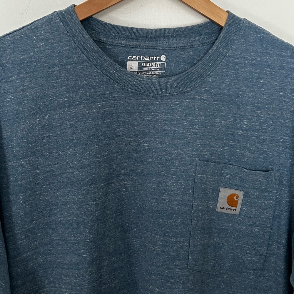 Carhartt Men’s Size L Tall Relaxed Fit Short Sleeve Crew Neck Tee
